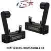 Race Sport Lighting 19-23 Dodge Ram 2500 3500 Blacked Out Bolt On Hitch Bar Reverse Light Kit, 2PK DHDHB17UP